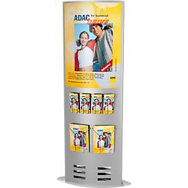 Infosäule Tec-art, Size, 770 x 330 x 1850 mm