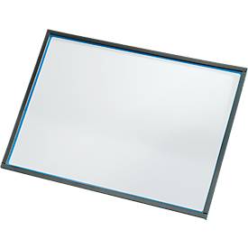 Infotasche, magnetisch, PET-Folie, A3 hoch/quer, grau, 5 Stück