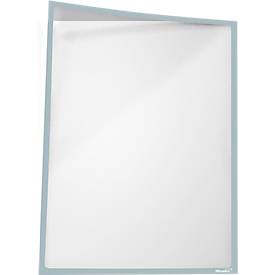 Infotasche, magnetisch, PET-Folie, A3 hoch/quer, grau, 5 Stück