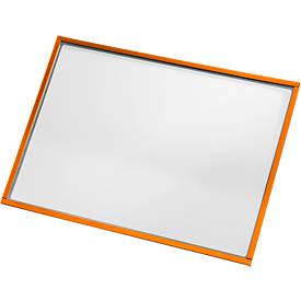 Infotasche, magnetisch, PET-Folie, A3 hoch/quer, orange, 5 Stück