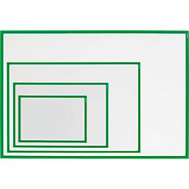 Infotasche, magnetisch, PET-Folie, B 435 x H 312 mm, hoch/quer, grün, 5 Stück