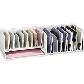 INKiESS® Ablagekorb BF-8, DIN A6, Kunststoff, 8 Fächer