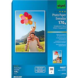 Inkjet-Fotopapier Everyday, DIN A4, 170g/qm, 100 Blatt