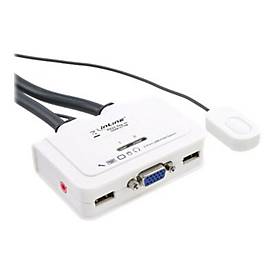 InLine Cable KVM Switch - KVM-/Audio-/USB-Switch - 2 x KVM/Audio/USB - 1 lokaler Benutzer - Desktop