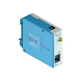 INSYS icom MIRO-L100 - Router - WWAN digitaler Eingang/Ausgang - 3G, 4G, 2G - an DIN-Schiene montierbar