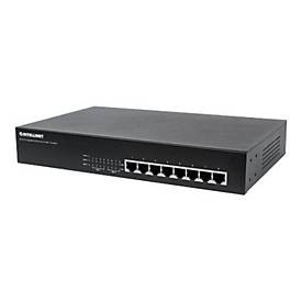 Intellinet 8-Port Gigabit Ethernet PoE+ Switch, 8 x PoE ports, IEEE 802.3at/af Power-over-Ethernet (PoE+/PoE), Endspan, 