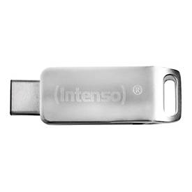 Intenso cMobile Line - USB-Flash-Laufwerk - 32 GB - USB 3.0/USB Typ C - Silber