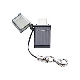 Intenso Mini Mobile Line - USB-Flash-Laufwerk - 8 GB - USB 2.0 - Schwarz