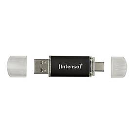 Intenso Twist Line - USB-Flash-Laufwerk - 128 GB - USB 3.2 Gen 1 / USB-C - Anthrazit