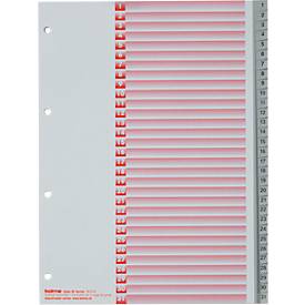 Intercalaires KolmaFlex, A4, numérotés, 31 p.,