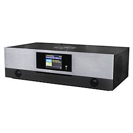 Internetradio Soundmaster ICD2080SW EliteLine, DAB+/UKW, CD/USB, 40 Festsenderspeicher, App-Steuerung, Bluetooth/WLAN/USB/AUX-IN, B 390 x T 230 x H 118 mm, schwarz