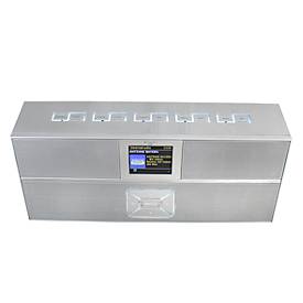 Internetradio Soundmaster® IR3300SI, DAB+/UKW, 10 Festsenderspeicher, 2 x 10 W, Bluetooth/WLAN/USB, steuerbar über Amazon Alexa, Fernbedienung, silber