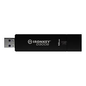 Image of IronKey D300S - USB-Flash-Laufwerk - 16 GB - TAA-konform