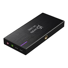 j5create JVA14-N 4K-Game-Aufnahmestation - Schwarz - USB 3.2 Gen 1 (3.1 Gen 1) - 3840 x 2160 Pixel - Leistung - USB - Digitalkamera - Spielekonsole - PC - Aluminium