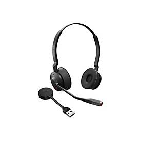 Jabra Engage 55 SE Stereo - Headset - On-Ear - DECT - kabellos - USB-A über DECT-Adapter