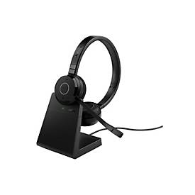 Jabra Evolve 65 TE Stereo - Headset - On-Ear - Bluetooth - kabellos - Adapter USB-A via Bluetooth