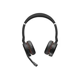 Jabra Evolve 75 SE UC Stereo - Headset - On-Ear - Bluetooth - kabellos - aktive Rauschunterdrückung