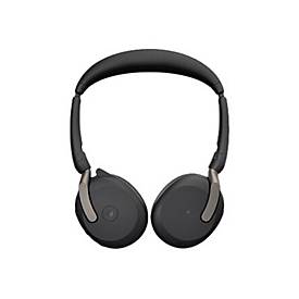 Jabra Evolve2 65 Flex MS Stereo - Headset - On-Ear - Bluetooth - kabellos - aktive Rauschunterdrückung