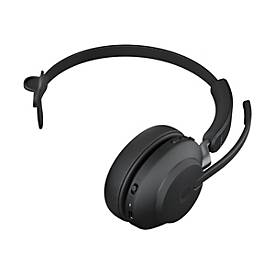 Jabra Evolve2 65 MS Mono - Headset - mit Ladestation