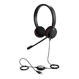 On-Ear Headset Evolve 20 UC/MC, USB, Schaumstoff-Ohrpolster, Stereo oder Mono
