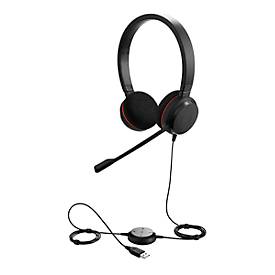 On-Ear Headset Evolve 20 UC/MC, USB, Schaumstoff-Ohrpolster, Stereo oder Mono