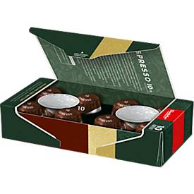 Jacobs Espresso 10 Intenso Kaffeekapseln, Röstkaffee, 10 x 52 g, Nespresso®-kompatibel, gemahlen