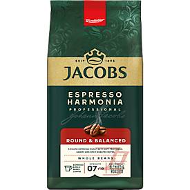 Jacobs Krönung Bohnenkaffee Espresso Harmonia, ganze Bohnen, Stärke 7/10, Tüte mit 1 kg