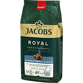 Jacobs Krönung Bohnenkaffee Royal Cafe Crema, ganze Bohnen, Stärke 7/10, Tüte mit 1 kg