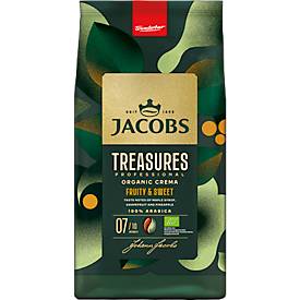 Jacobs Krönung Bohnenkaffee Treasures Crema, ganze Bohnen, Stärke 7/10, Tüte mit 1 kg