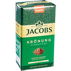 Jacobs Krönung SIGNATURE, 100% Arabica-Bohnen, gemahlen, 500 g
