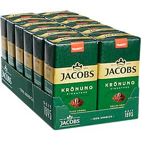 Jacobs Krönung SIGNATURE, 100% Arabica-Bohnen, gemahlen, 500 g