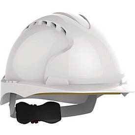 JSP Schutzhelm EVO®3-Revolution®, EN 397, weiß, PE, 6-Punkt-Gurtband, Drehradverschluss, ca. 375 g