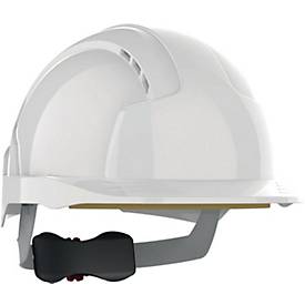 JSP Schutzhelm EVOLite Revolution 6, weiß ABS, EN 397, 6-Punkt-Gurtband, Drehradverschluss, ca. 299 g