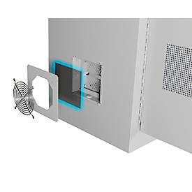 Justrite Akku-Ladeschrank, für Lithium-Ionen-Akkus, abschließbar, mit Belüftung, Stahl, B 1092 x T 457 x H 610 mm, grau
