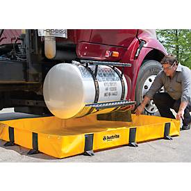 Justrite Leckage Faltwanne Lite, befahrbar, L 1200 x B 1200 x H 203 mm, 299 L, gelb