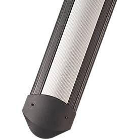 Kabelbrücken B15 EasyLoader 3000 mm, schwarz/Deckel Alusilber