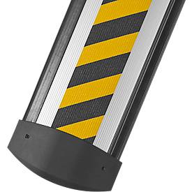 Kabelbrücken B25 EasyLoader Max HD 3000 mm, grau/Deckel gelb/schwarz