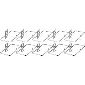 Kabelführungsbügel, verzinkt, aus Rundstahl, B 170 x T 82 mm, 10 Stück