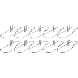 Kabelführungsbügel, verzinkt, aus Rundstahl, B 330 x T 90 mm, 10 Stück