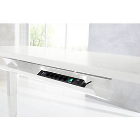 Kabelkanal, Metall, f. elektrisch höhenverstellbaren Schreibtisch Elements, abklappbar, div. Farben