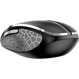 Kabellose Cherry Maus MW 8C Advanced, 6 Tasten, bis 3000 dpi, Status-LED, Bluetooth/Funk, schwarz