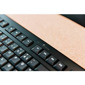 Kabellose Tastatur CHERRY KW 3000, QWERTZ, bis 10 m, USB, inkl. Nummern- & Cursorblock, schwarz