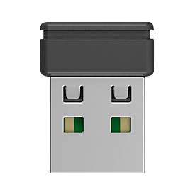 Kabellose Tastatur CHERRY KW 3000, QWERTZ, bis 10 m, USB, inkl. Nummern- & Cursorblock, schwarz