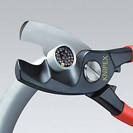 Kabelschere L.200mm Ku.-Überzug KNIPEX