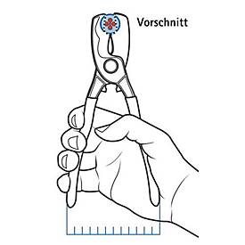 Kabelschere L.200mm Mehrkomp.-Hüllen KNIPEX