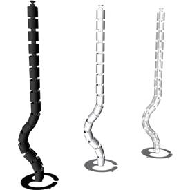 Kabelschlange Premium, L 1250 mm, schwarz