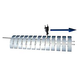 Kabelschlange® Pro Set, silber