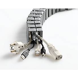 Kabelschlange Quadro, L 750 mm, silber