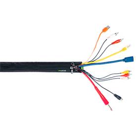 Kabelschlauch Staywired Pro Flex, 2 entgegengesetzte Reißverschlüsse, Polyester, diverse Längen & Farben