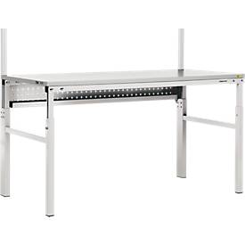 Kabelwanne Treston TPHCT120, für TPH712-Arbeitstisch, B 1115 x T 45 x H 205 mm, Stahl, hellgrau